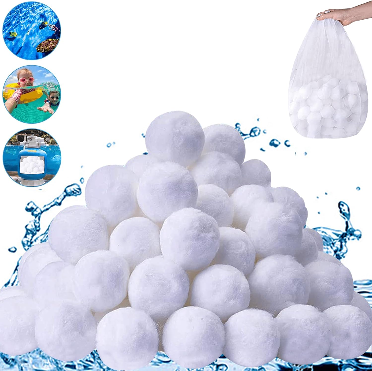 Eco-Friendly Pool Filter Balls for Sand Filter Replacement