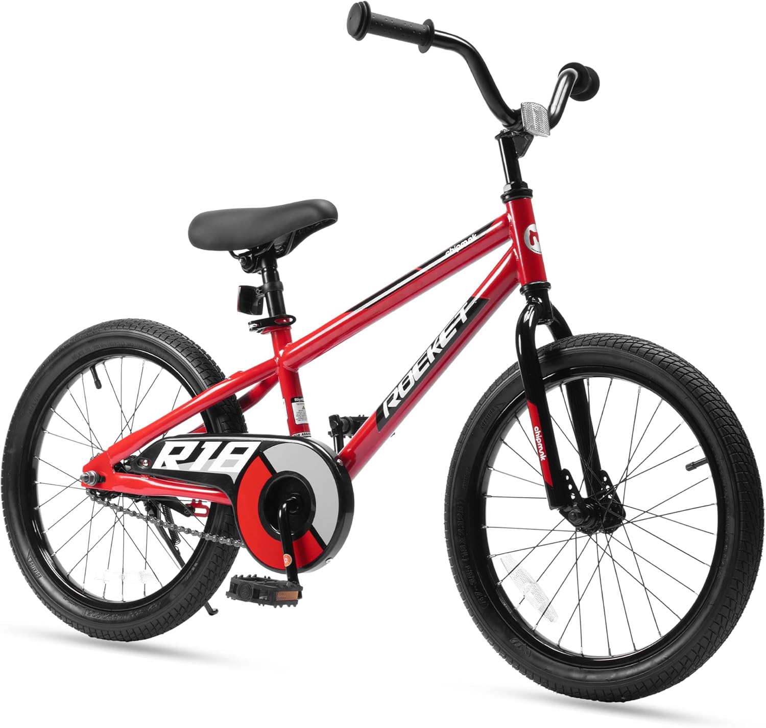 Chipmunk Kids Bike for Beginners Ages 3-11, 12-18 Inch Wheels