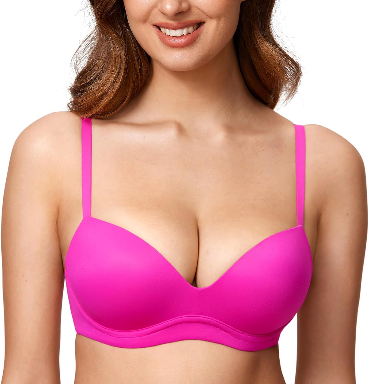 DOBREVA Women's Push Up Bra No Underwire for Ultimate Comfort