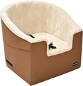 Pet Car Booster Bucket Seat for Small Dogs - Elevated View & Secure