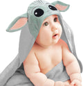 Star Wars Grogu Hooded Baby Bath Towel - Soft, Absorbent Wrap
