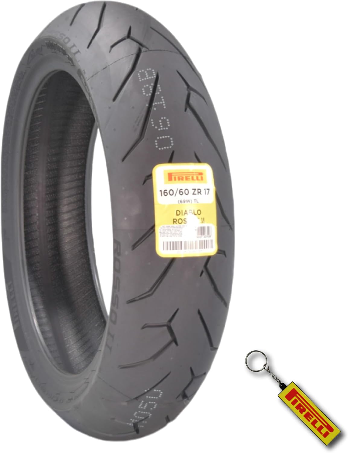 Pirelli Diablo Rosso II 160/60 ZR 17 M/C Tire for Sport Bikes