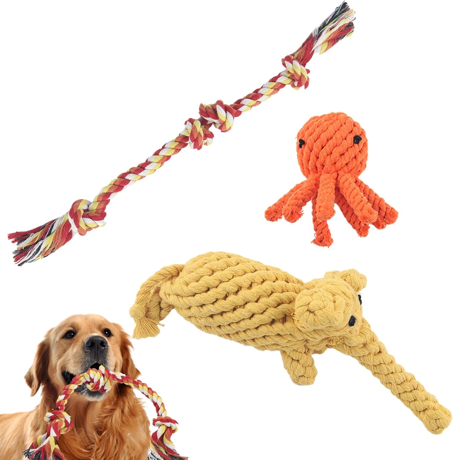 Interactive Non-Stuffed Dog Toys - Keep Dogs Busy!