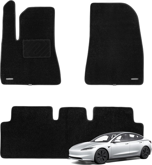 WENNEBIRD Superior Carpet Floor Mats for 2024-2025 Tesla Model 3