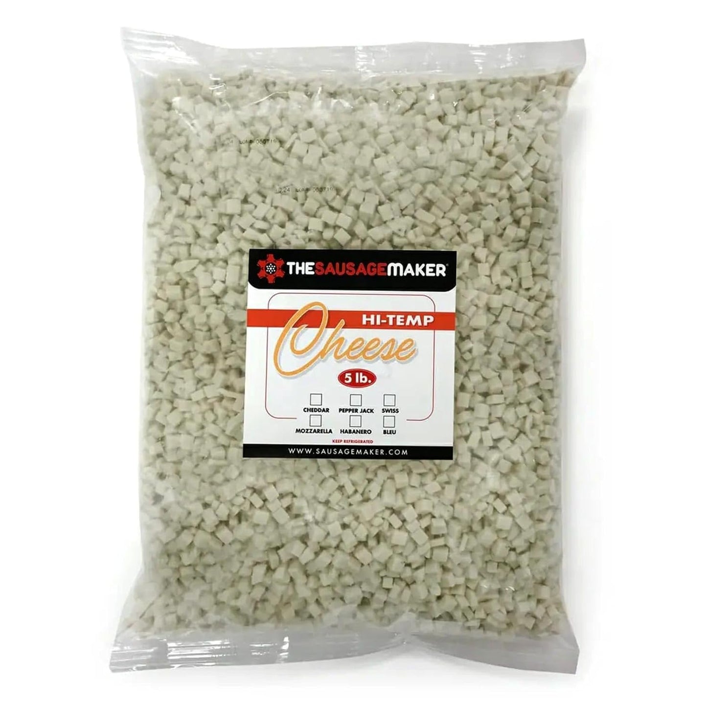 High Temp Bleu Cheese for Sausage Making - 5 Lbs of Flavor