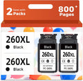 Remanufactured Canon 260XL PG-260 XL Black 2-Pack - High Yield