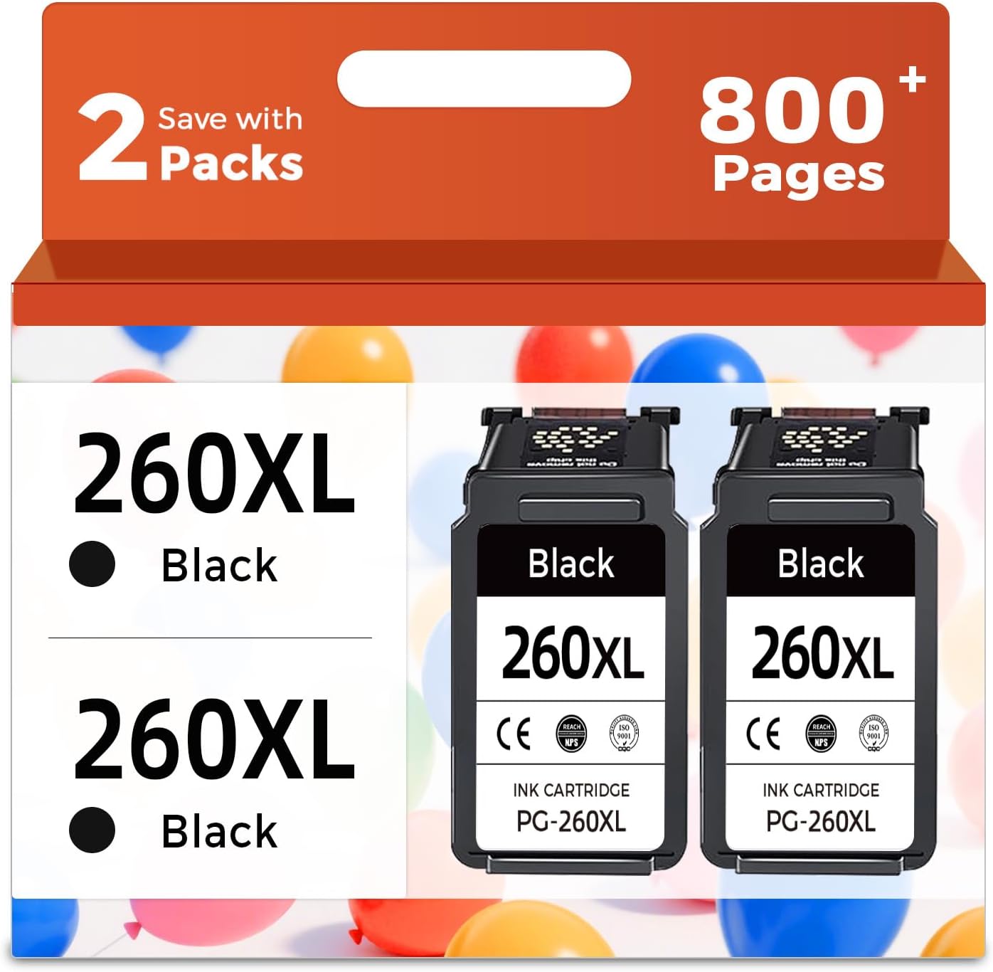 Remanufactured Ink Cartridge Replacement for Canon 260XL 260 XL