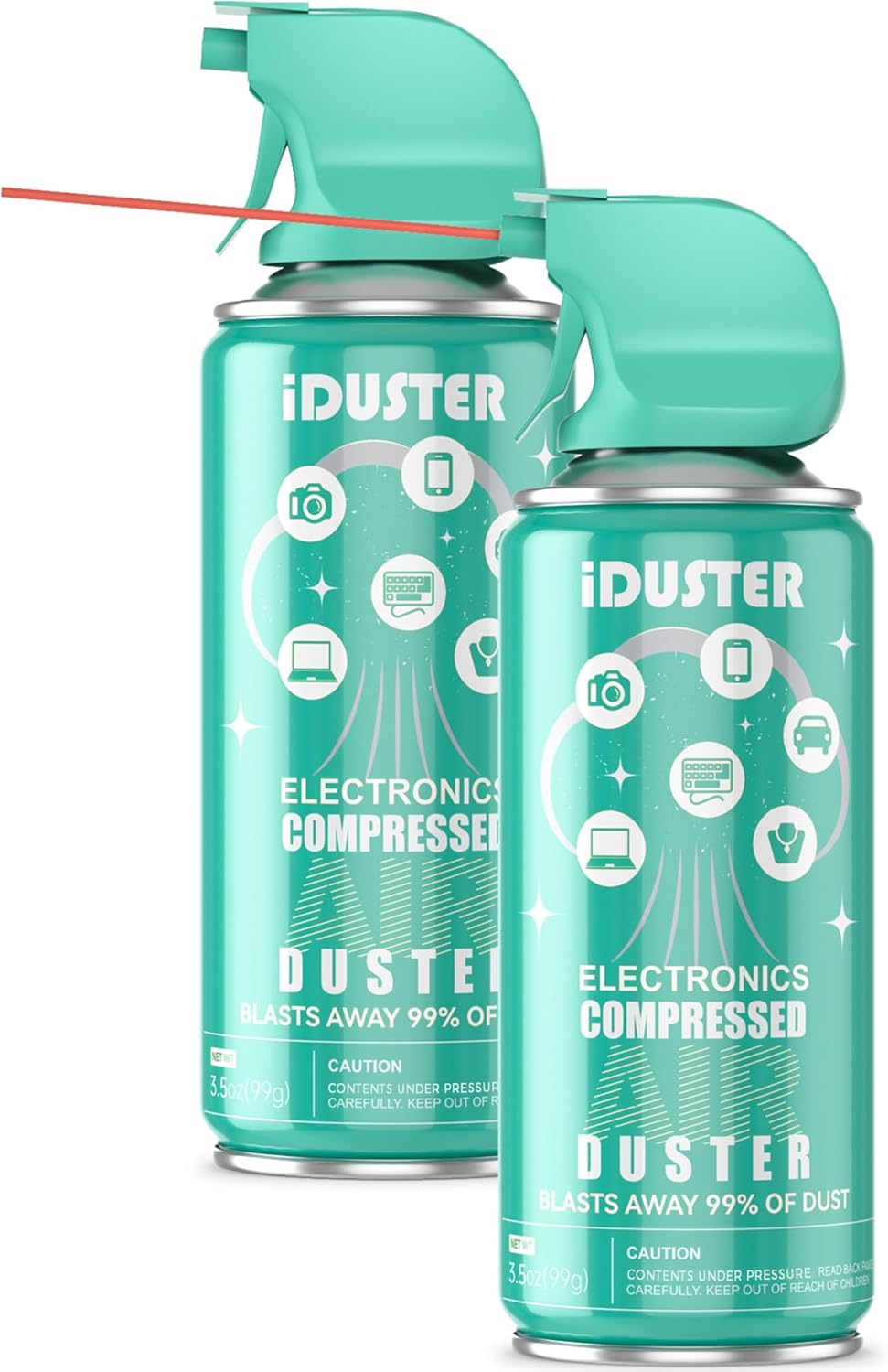 iDuster: Efficient 3.5oz Keyboard Cleaner x2