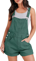 Denim Shorts Overalls for Women Loose Fit - Summer Shortalls