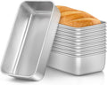 E-far Loaf Bread Pan Set of 10, 9x5 Stainless Steel Loaf Pans