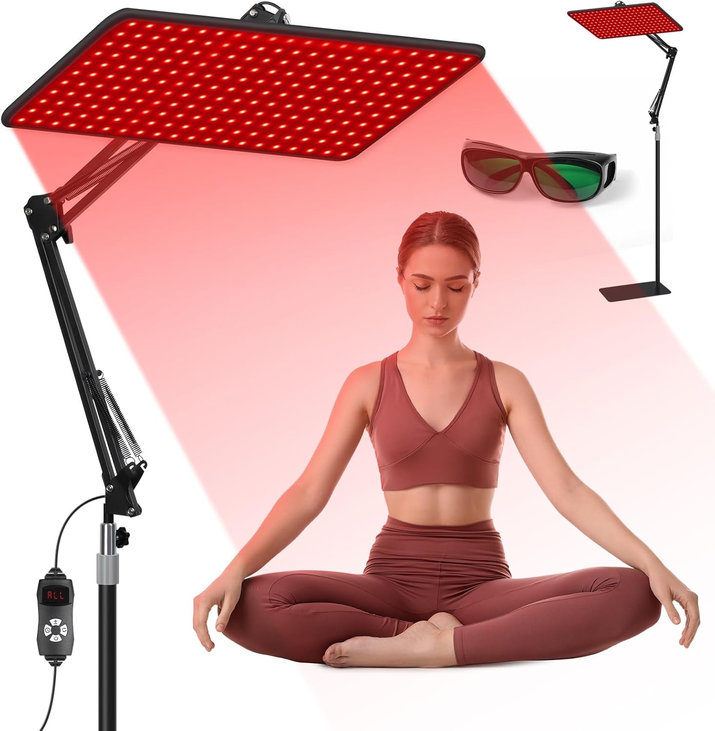 Red Light Therapy Device for Body and Face with Large Panel