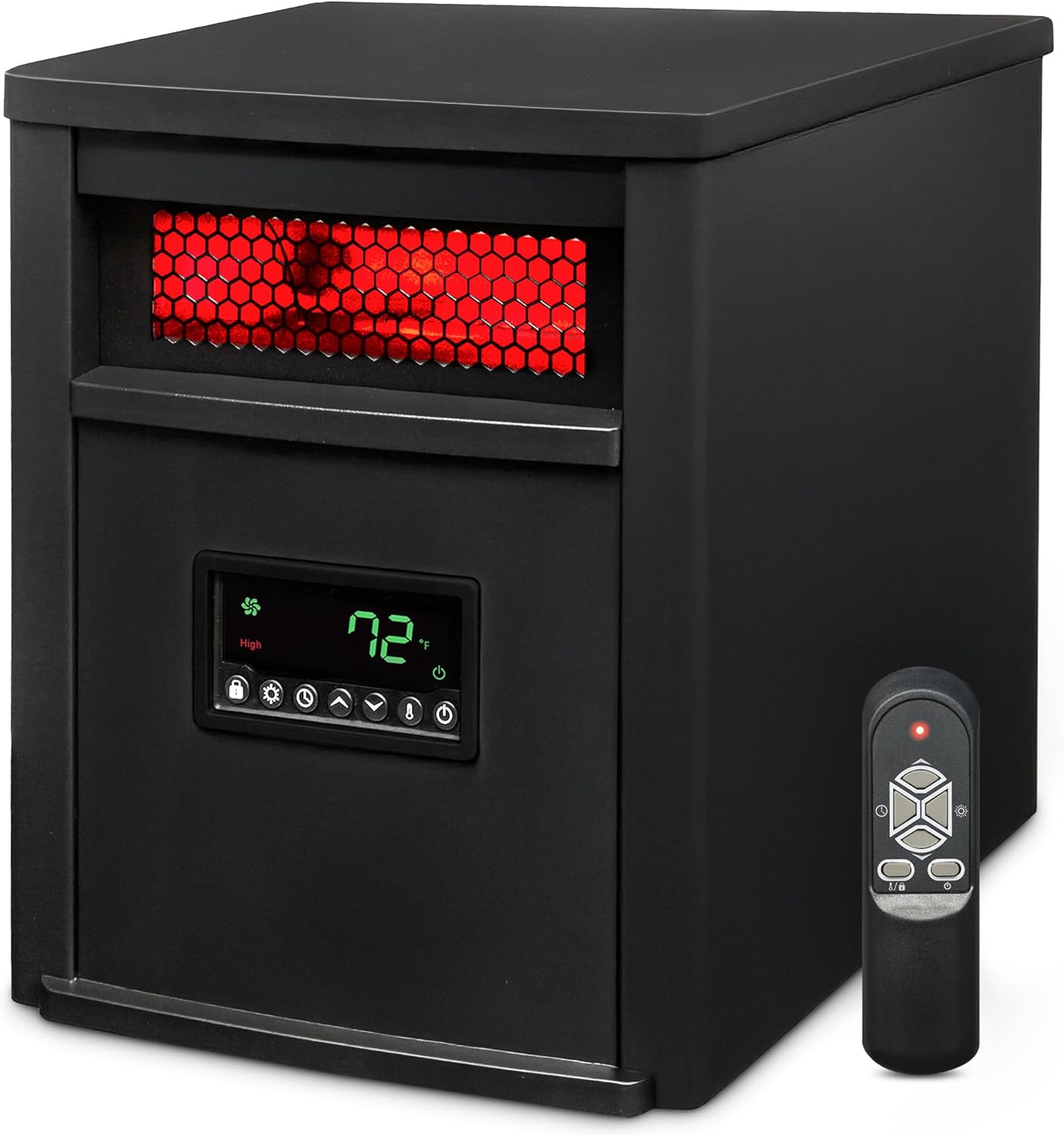 LIFESMART 1500W Infrared Heater with Remote 