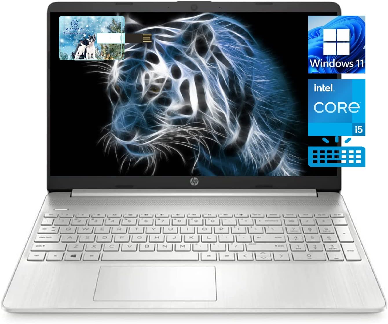 HP 2022 Pavilion 17.3 inch FHD Laptop with Intel Core i5