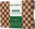 End Grain Cutting Boards for Kitchen - Colorful Acacia Butcher Block