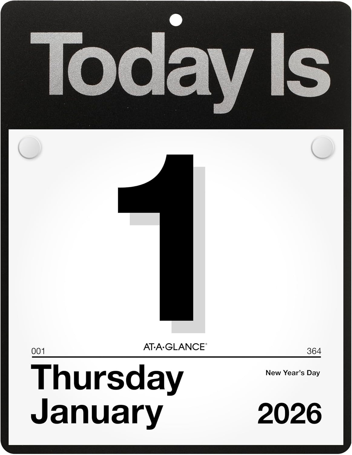 AT-A-GLANCE 2026 Today Is Daily Wall Calendar for Yearly Planning