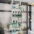 HapiRm 4 Tier Over the Door Shower Caddy - Adjustable, No-Drill
