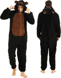 III HHONS Onesie Adult Costume Animal Pajamas - Ultra-Soft Fleece real