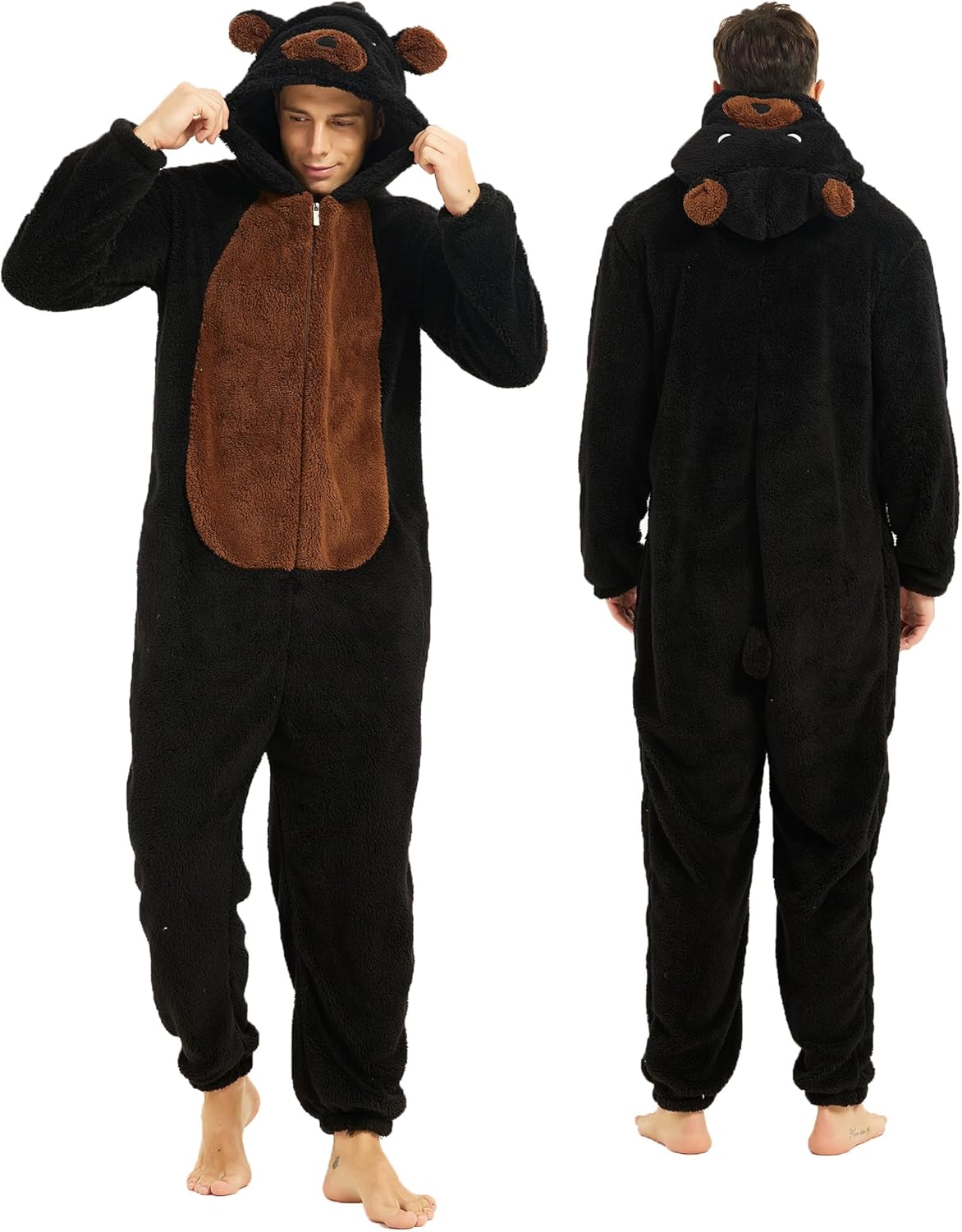 III HHONS Onesie Adult Costume Pajamas for Halloween Fun