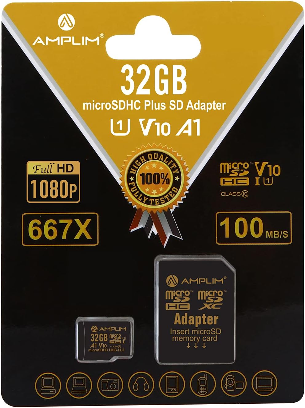 Extreme Speed 32GB Micro SD Card for GoPro, Phone, Tablet