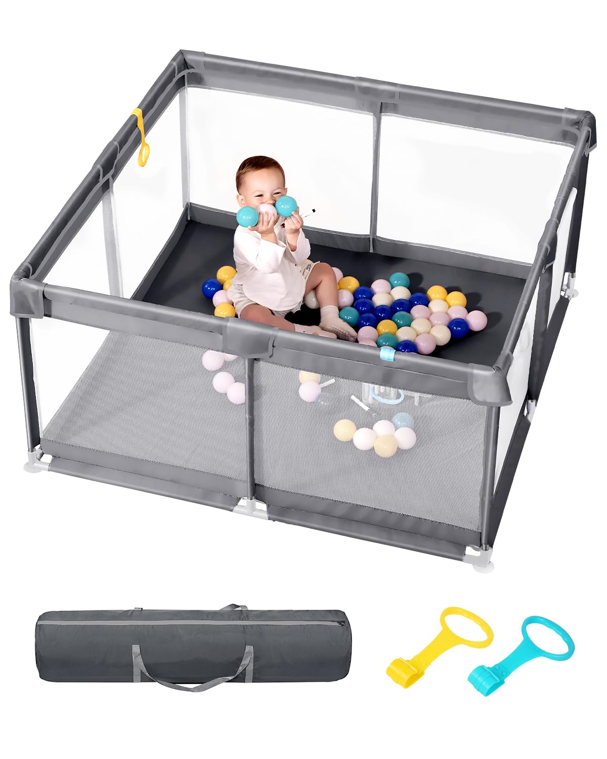 Extra Large Baby Playpen for Safe Indoor and Outdoor Play