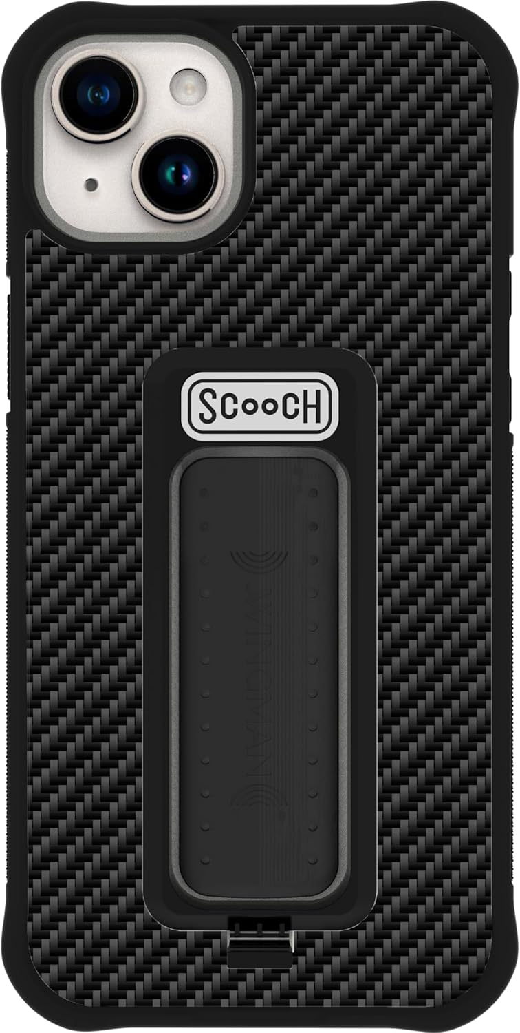 Scooch iPhone 15 Plus Case with Stand and Military Grade Protection