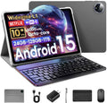 10 in Tablet Android 15 with Keyboard and Mouse - Long Battery and Big