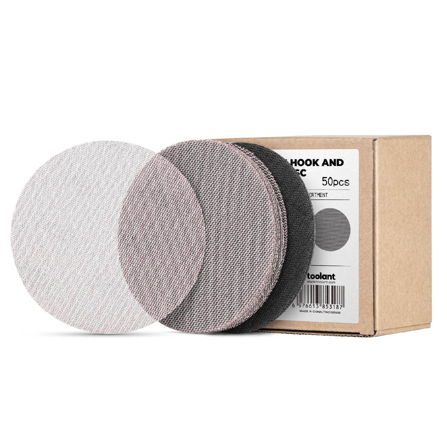 Dust-Free Mesh Sanding Discs - 50pcs
