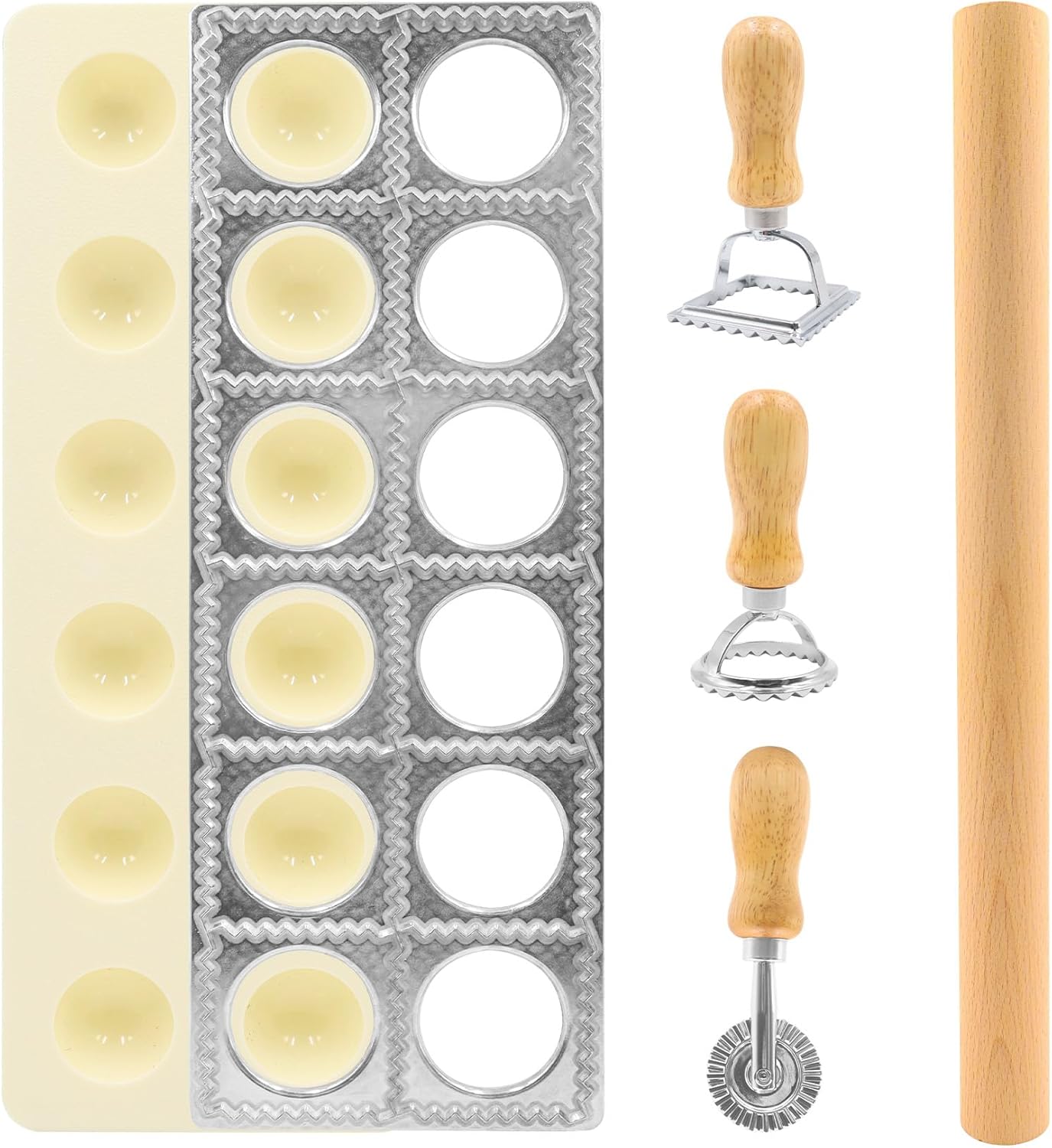 Handmade Ravioli Kit with GIASSVIO Stamp