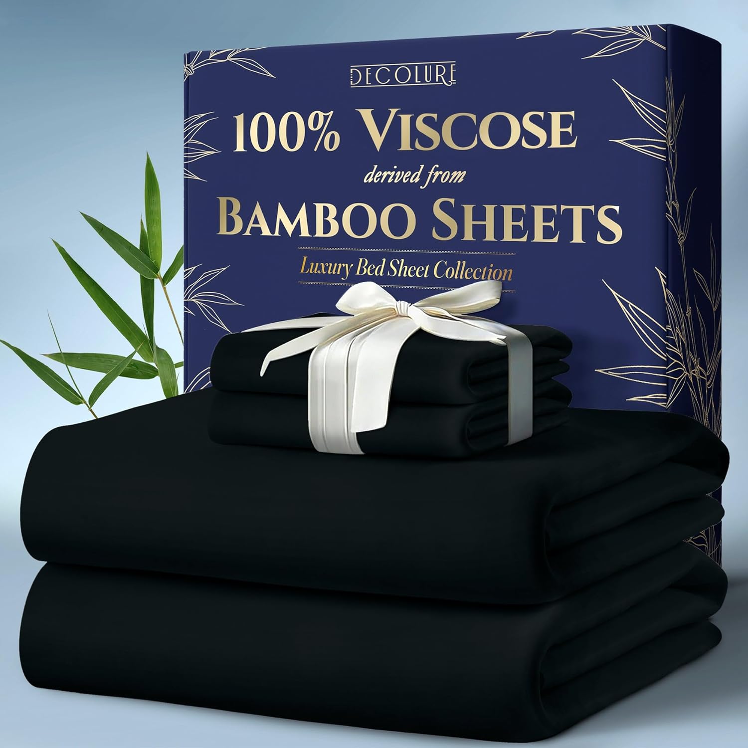 Viscose Derived from Bamboo Sheets Queen Size - Ultra Soft & Cooling