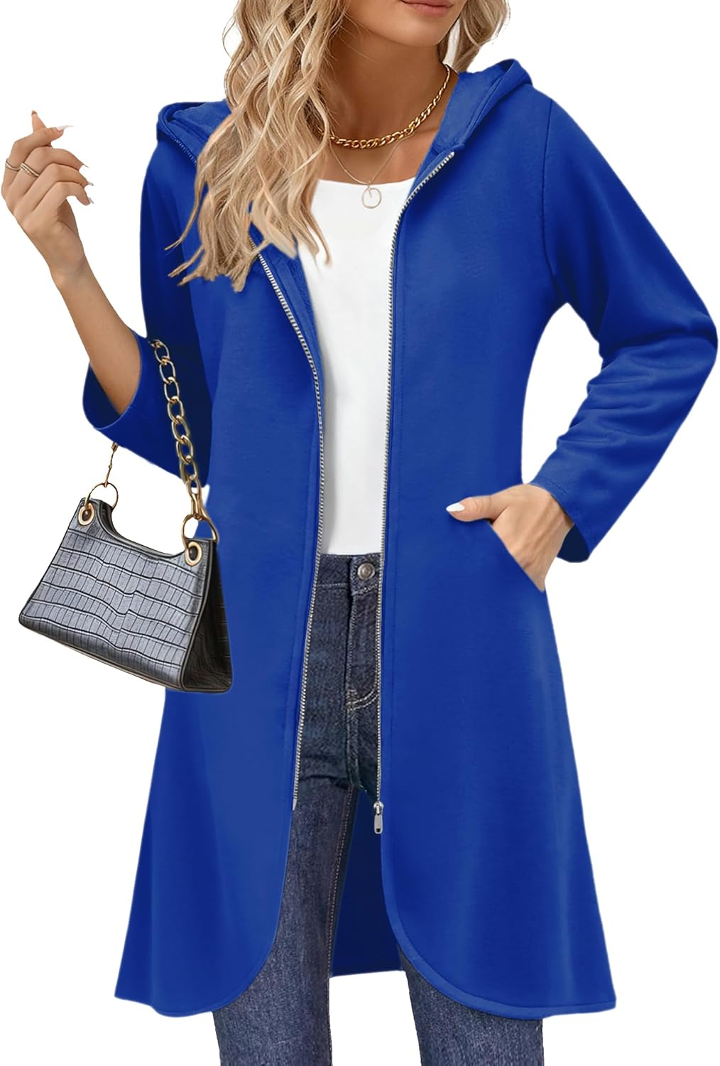 Zeagoo Women's Fall Jacket Zip Up Hoodies for Casual Style