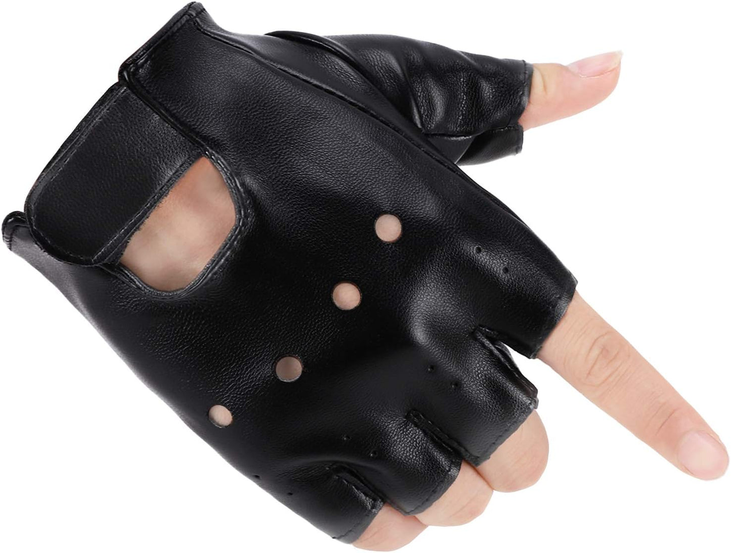 Accmor Kids PU Leather Cycling Gloves