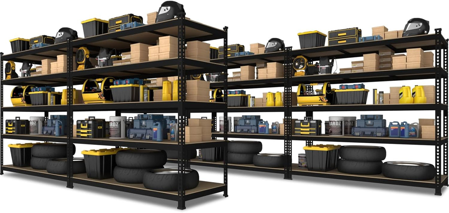 Heavy Duty 5 Tier Adjustable Garage Storage Shelving Unit