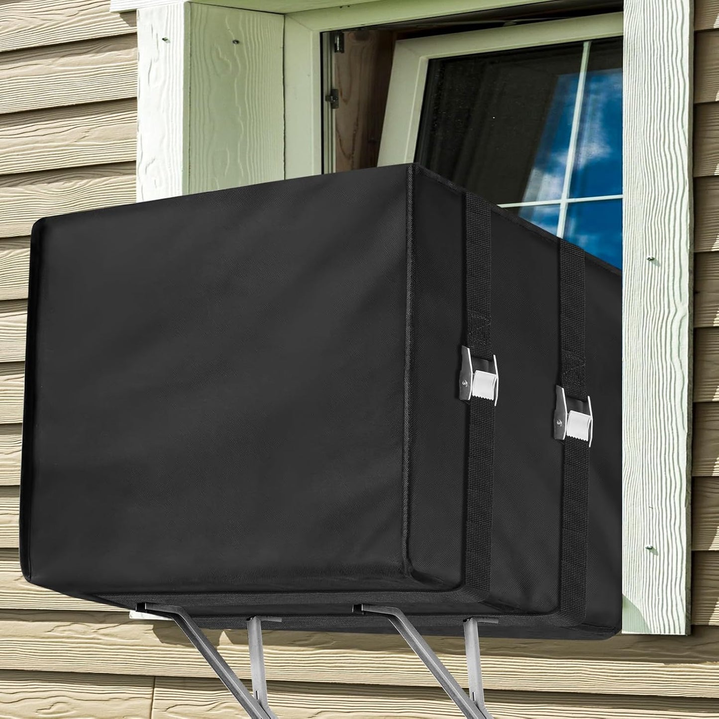 Ultimate Winter AC Protection: Waterproof 3-Layer Cover
