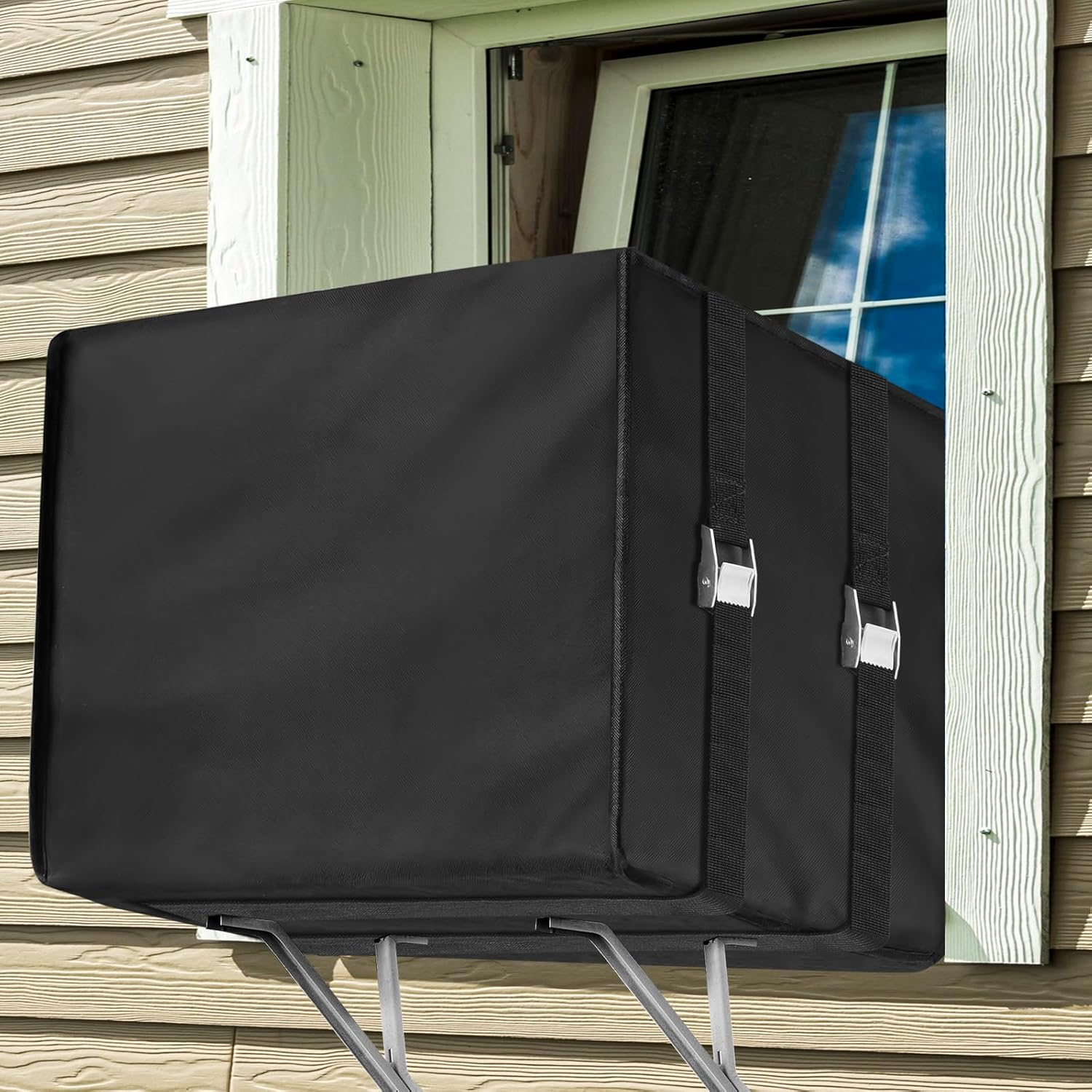 Ultimate Winter AC Protection: Waterproof 3-Layer Cover