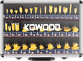 KOWOOD Router Bits Sets of 35 Pieces 1/4 Shank Router Bit Set - Budget