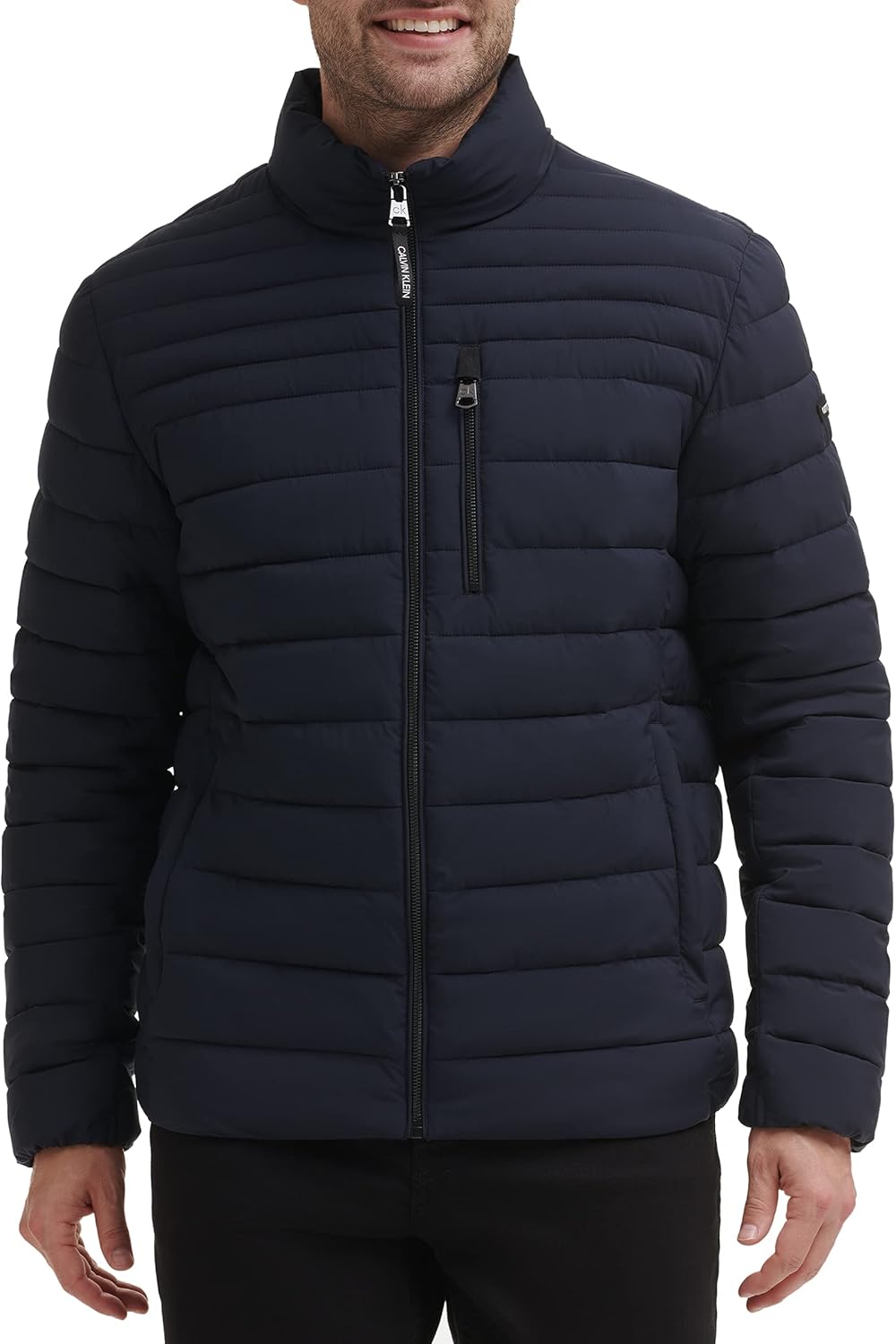 Calvin Klein Men's Full Zip Down Puffer Coat for Ultimate Warmth