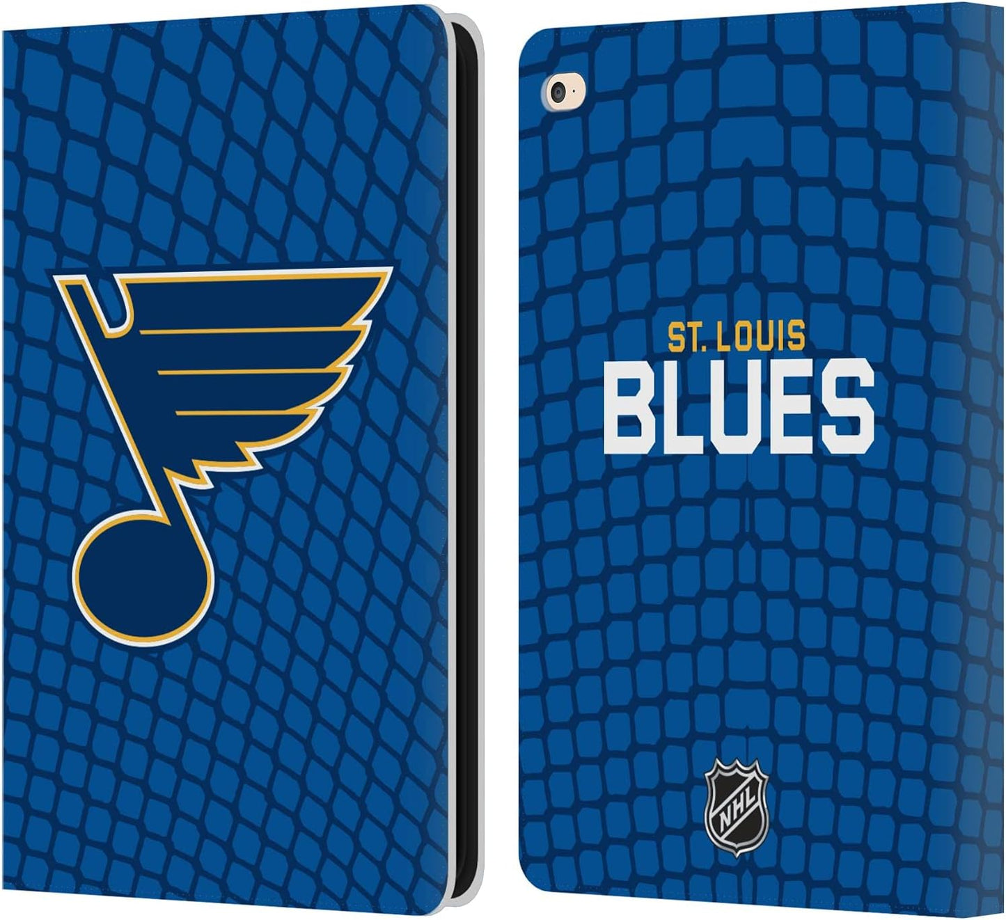 St Louis Blues Leather Wallet Case for iPad Air 2 - NHL Design