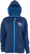 Zubaz NFL Women's Full Zip Hoodie - Team Pride & Comfort