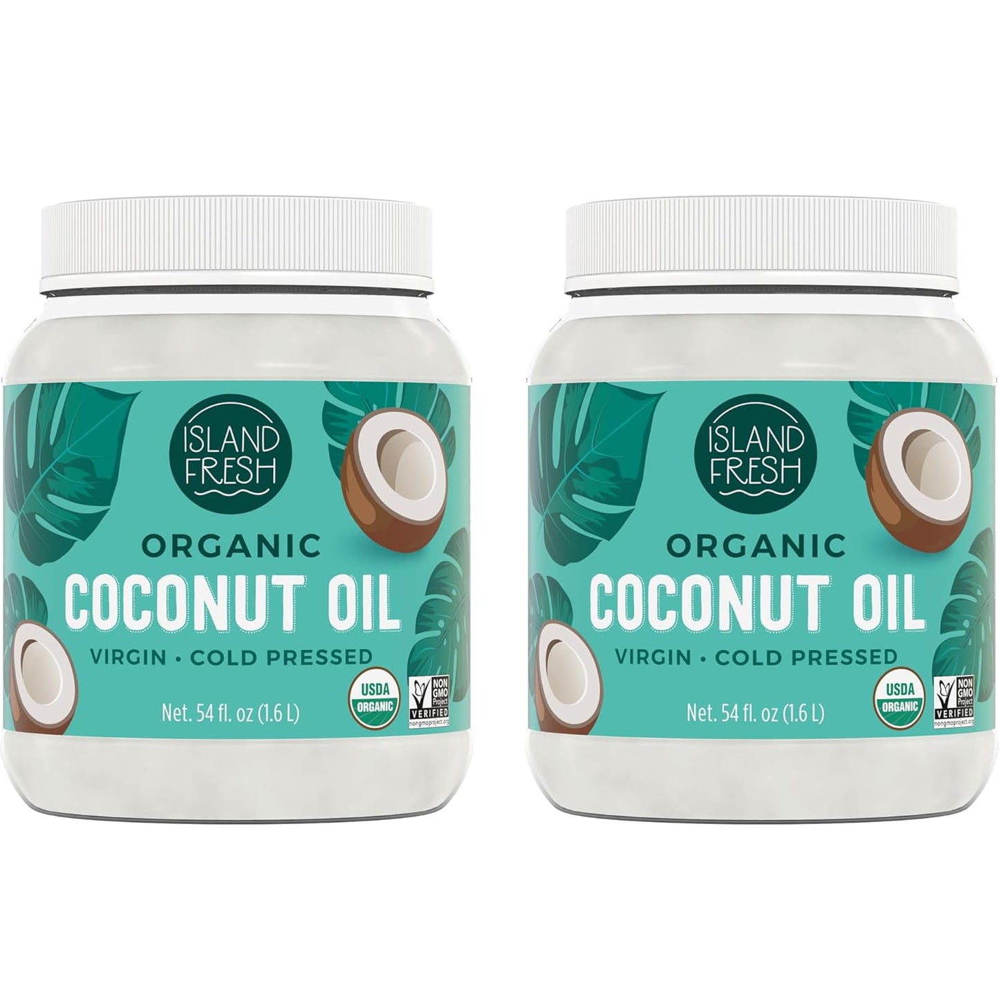 Island Fresh Organic Coconut Oil for Cooking and Skin Care