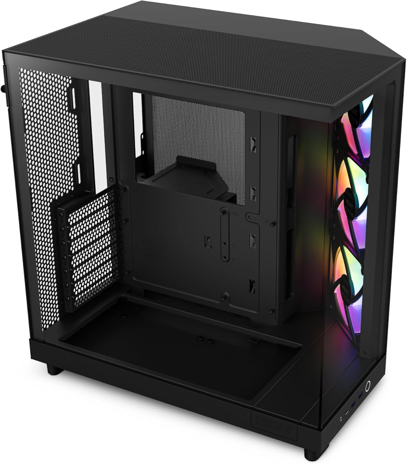 NZXT H6 Flow RGB Mid-Tower Case with Panoramic Glass Panels