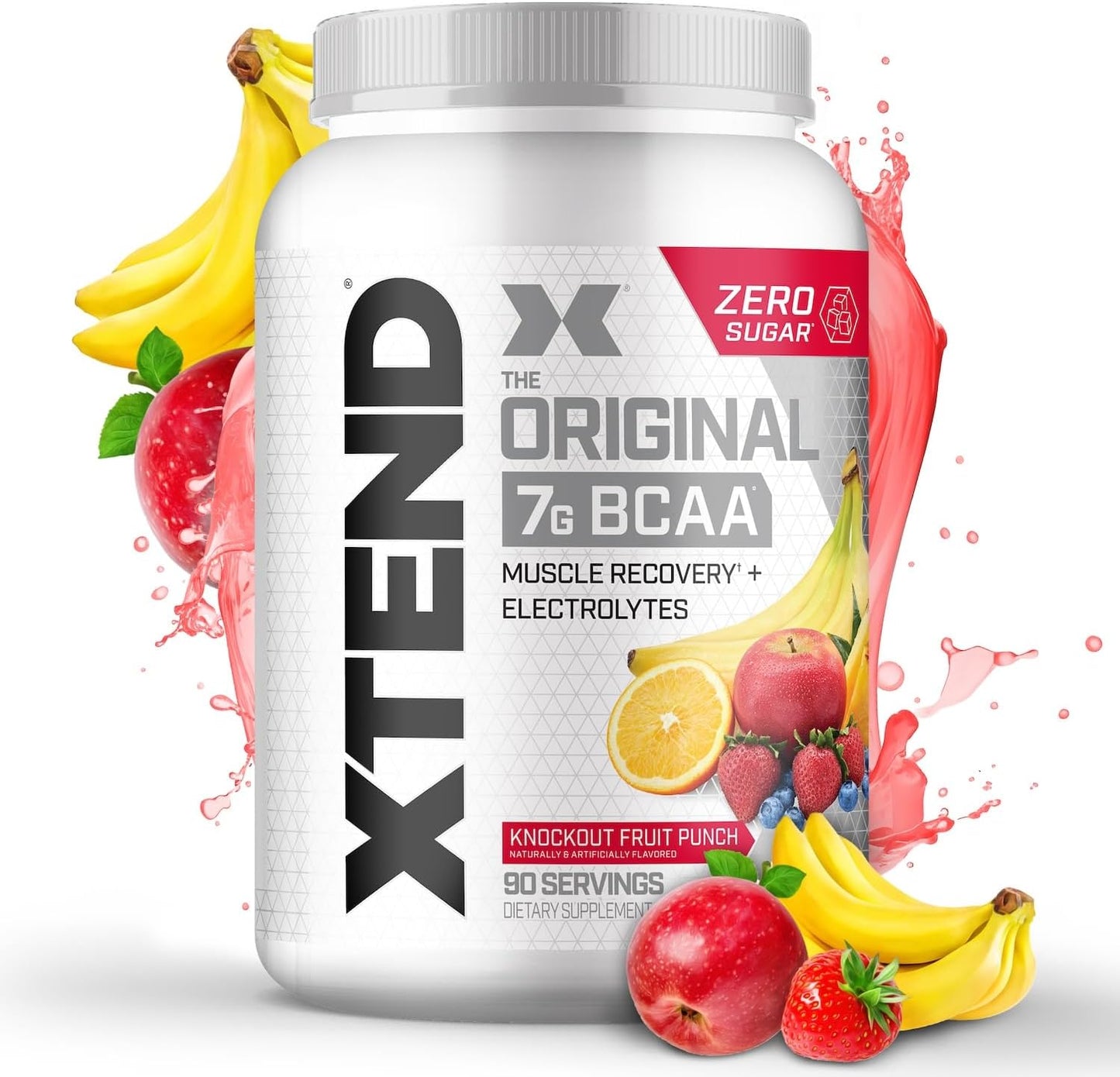 XTEND Original BCAA Powder Knockout Fruit Punch for Recovery