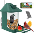 AI Bird Feeder Cam: FHD Live, Solar-Powered, Night Vision