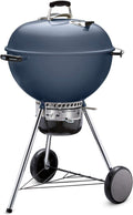 Weber Master-Touch 22ft Charcoal Grill, Slate Blue - Classic Charcoal