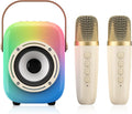 Mini Karaoke Machine for Kids Portable Bluetooth Speaker Set - Fun