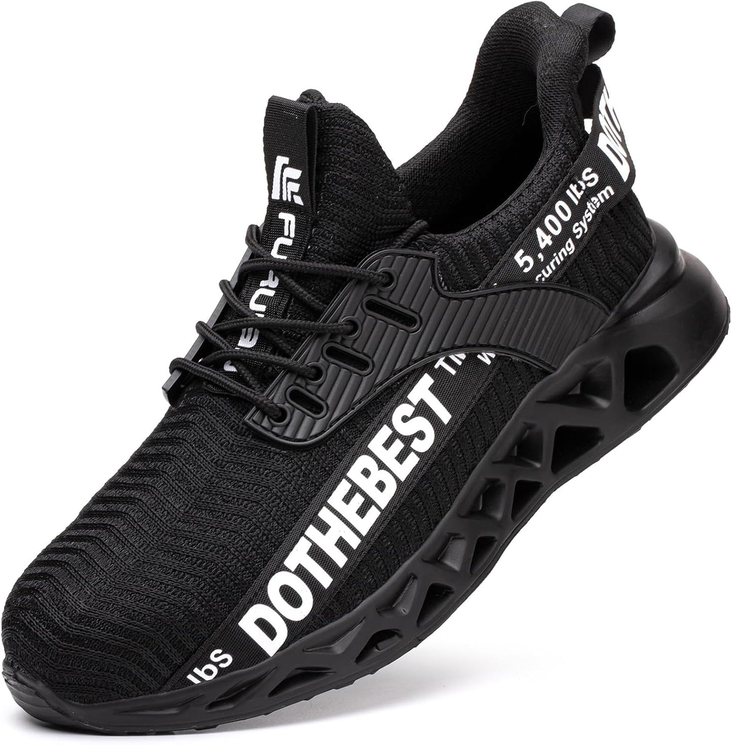 Furuian Steel Toe Sneakers for Men Women Lightweight Safety Shoes