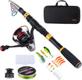Telescopic Carbon Fiber Fishing Rod Reel Combo - Travel Kit