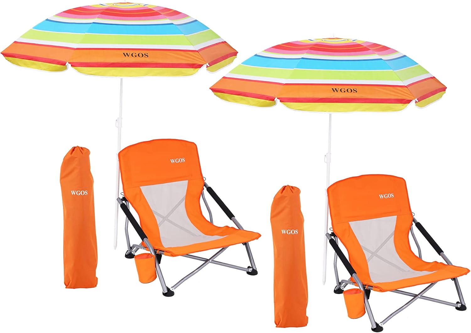 Portable Beach Chair Set - Ultimate Comfort & Shade