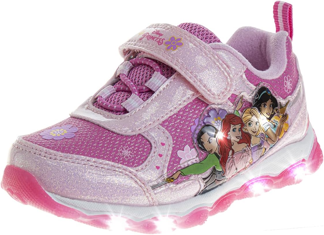 Disney Girls Princess Characters Light Up Laceless Shoes Review