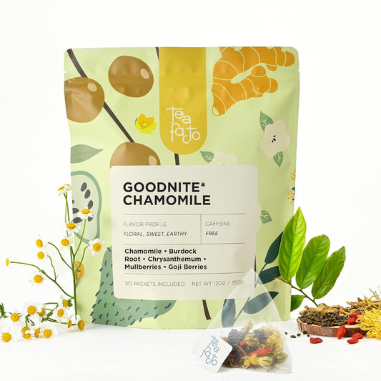 Goodnite Chamomile Tea Bags with Chrysanthemum for Soothing Comfort
