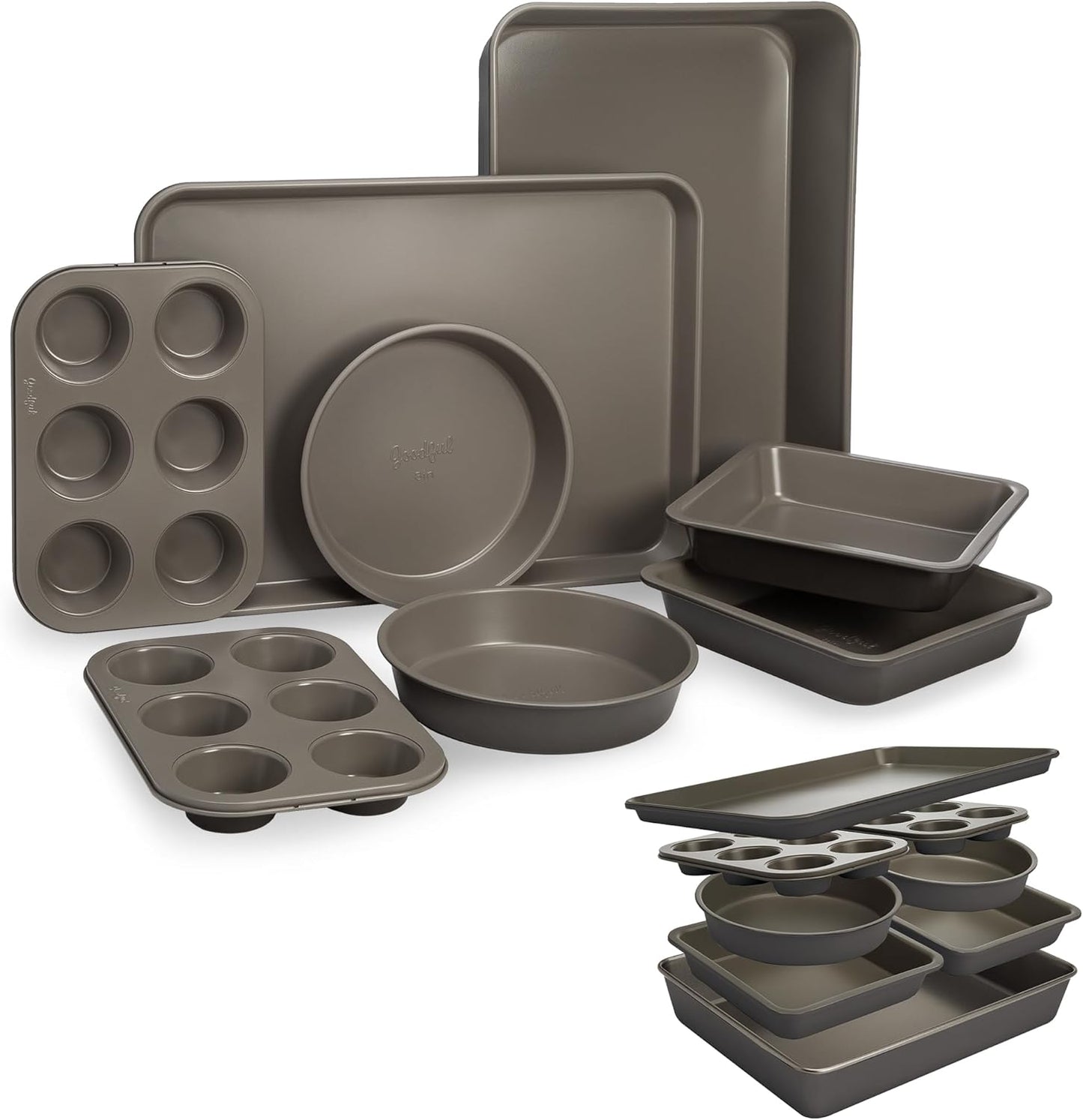 Goodful All-In-One Nonstick Bakeware Set for Effortless Baking